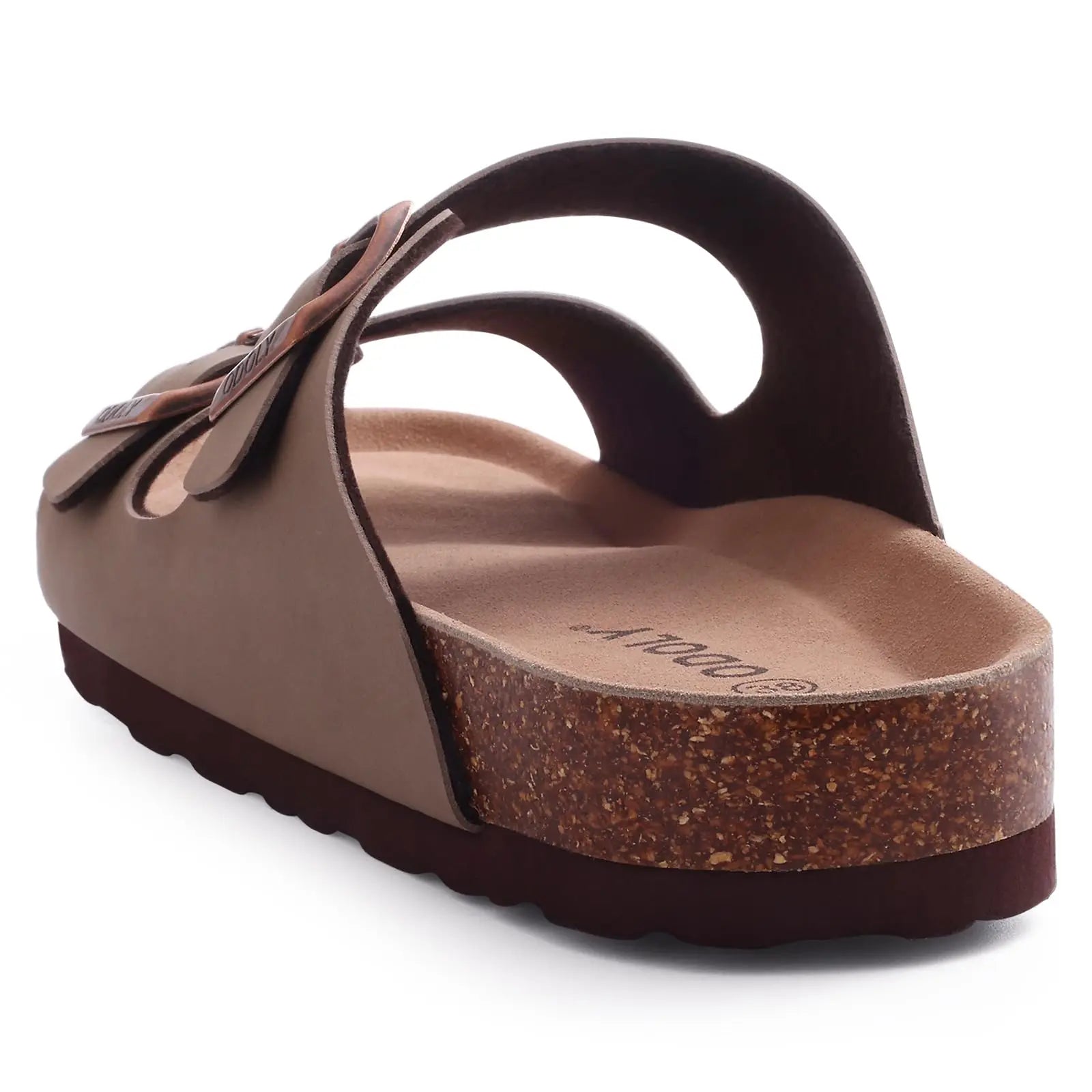 Men Cork Slippers Summer Cork Footbed Clogs Sandals Women Outdoor Suede Beach Slides with Arch Support Men Clogs Sandals