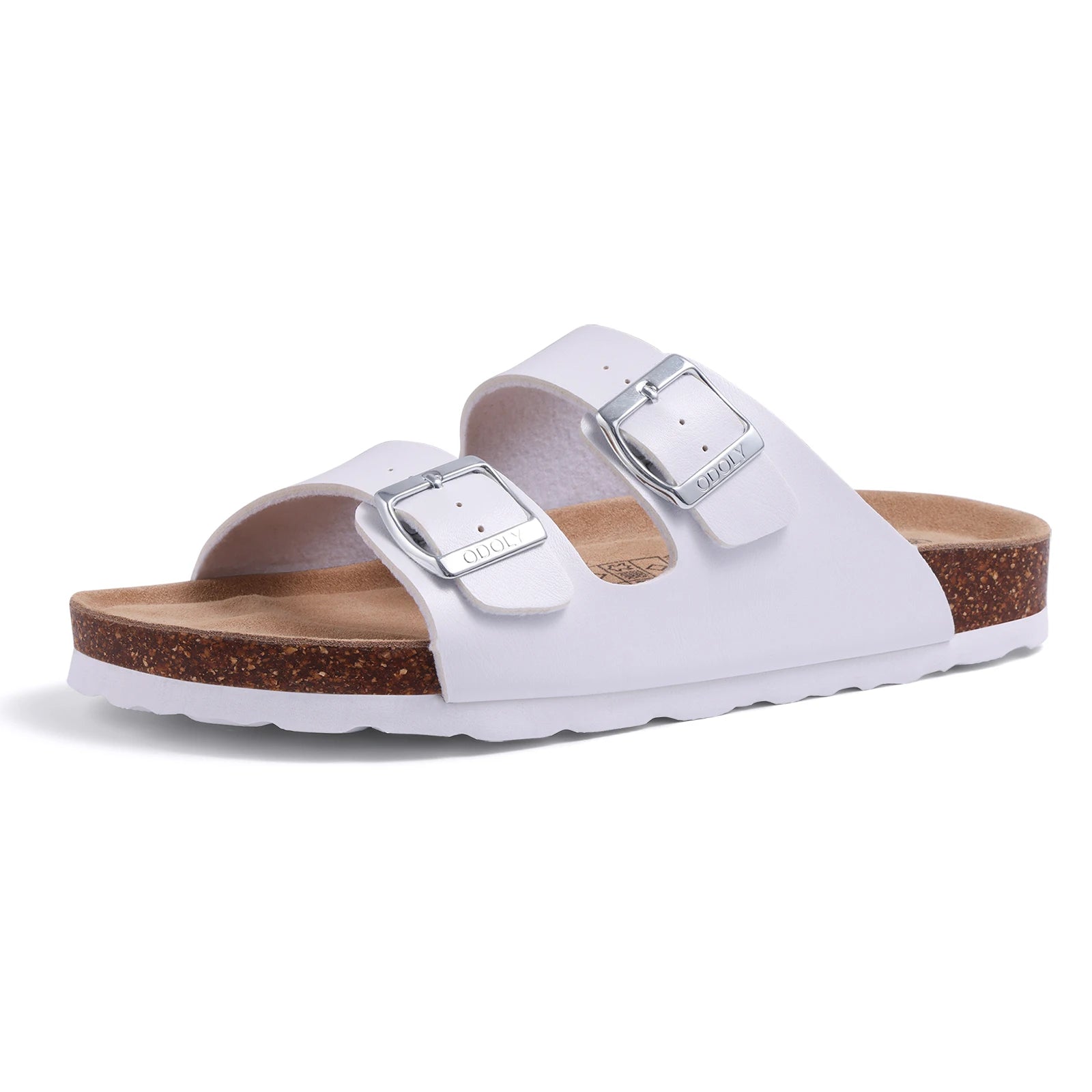 Asgard Women's Clogs with Arch Support - Classic Cork Footbed Slides and Double Buckle Sandals for Summer Beach Wear