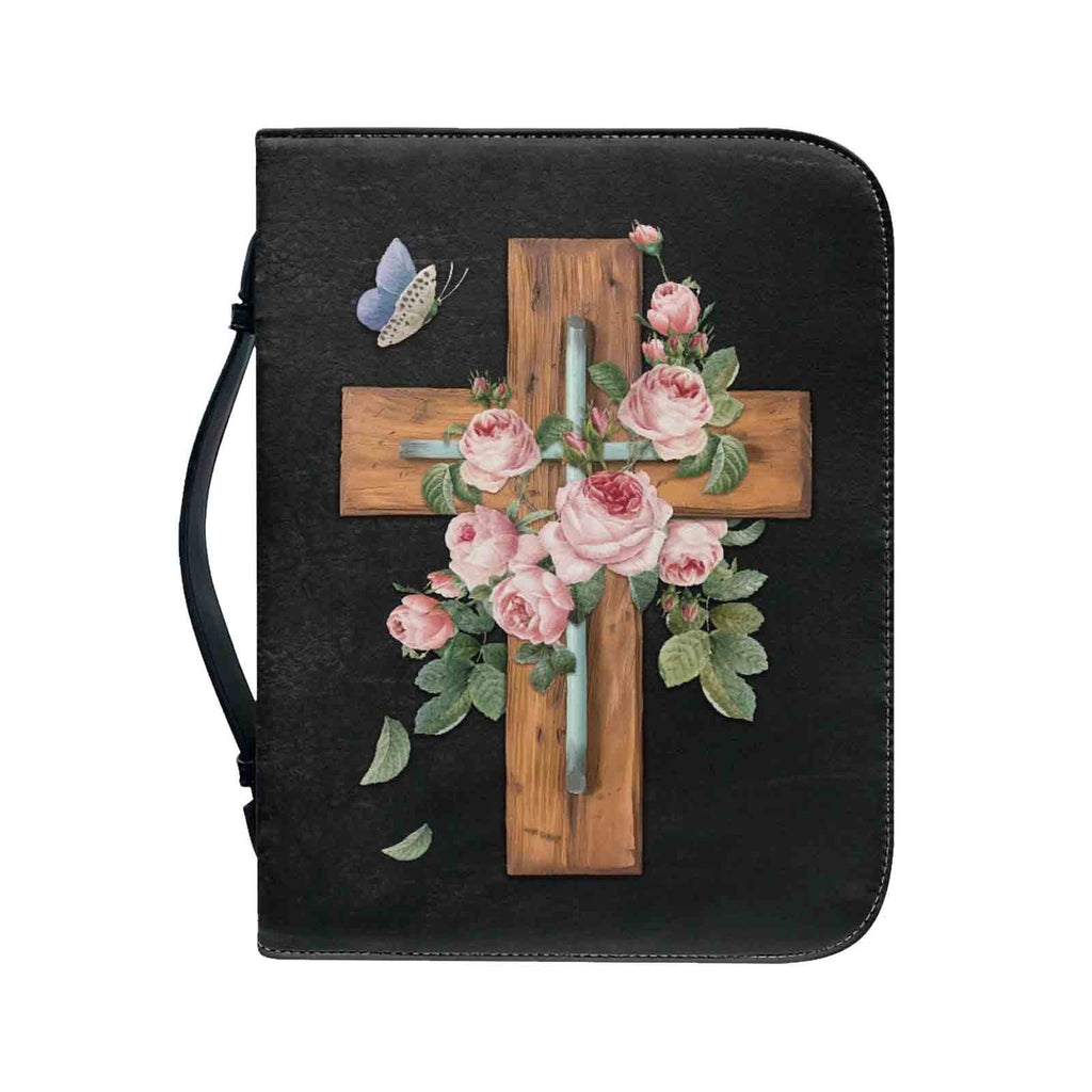 Floral Cross Bible Covers for Women