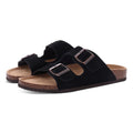 Men Cork Slippers Summer Cork Footbed Clogs Sandals Women Outdoor Suede Beach Slides with Arch Support Men Clogs Sandals
