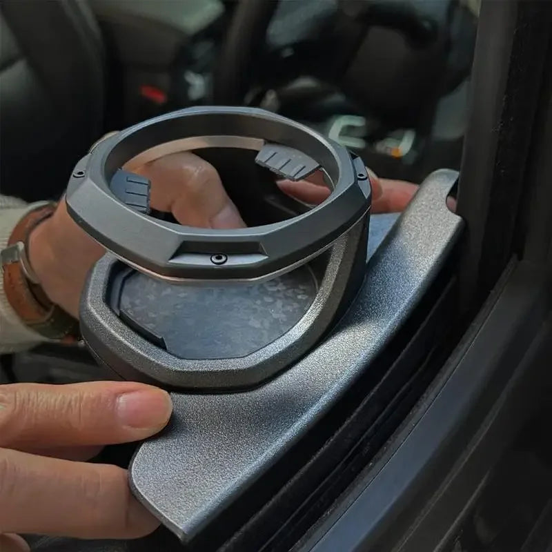 Car Beverage Bottle Holder, Leak-Proof Bottle Cup Holder,Multifunctional Car Window Tray Organizer for ,Trucks,Rvs,And Suvs.